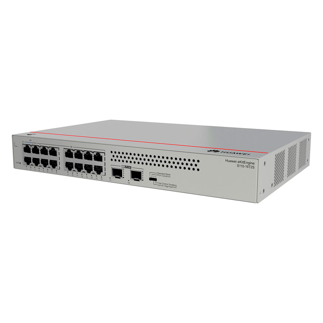HUAWEI S110-16T2S Switch Gigabit 16 Puertos 2SFP no administrado L2
