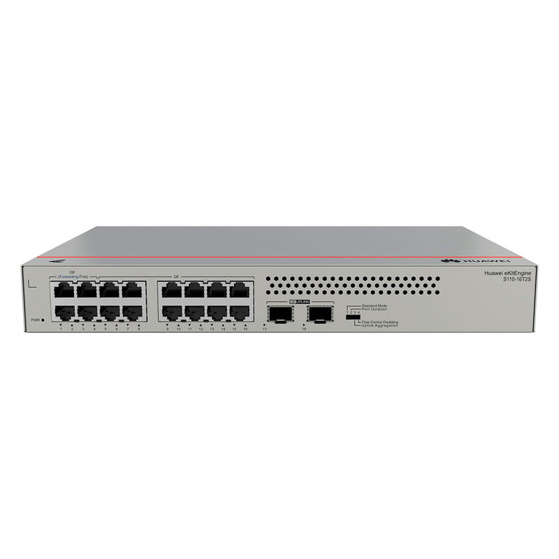 HUAWEI S110-16T2S Switch Gigabit 16 Puertos 2SFP no administrado L2