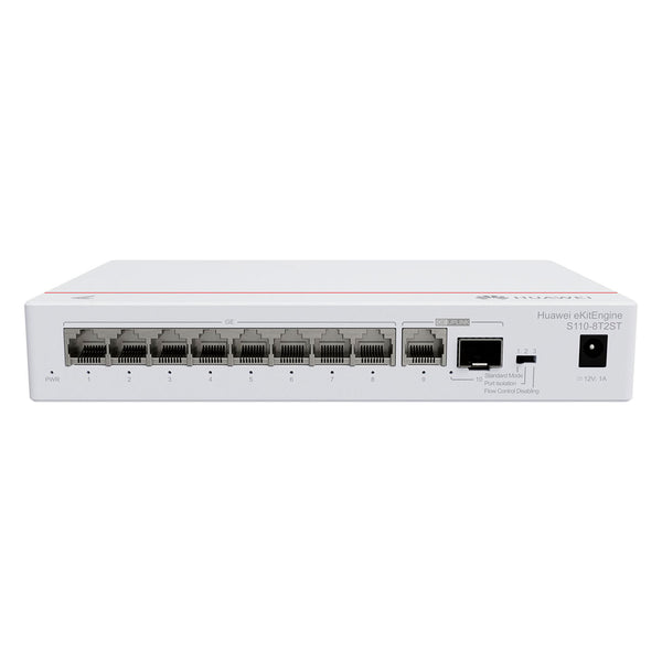 HUAWEI S110-8T2ST Switch 8 Puertos Gigabit + Combo SFP No administrable