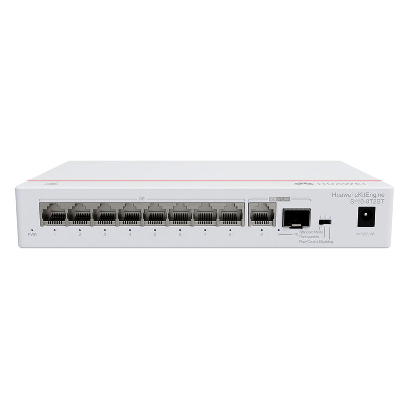 HUAWEI S110-8T2ST Switch 8 Puertos Gigabit + Combo SFP No administrable