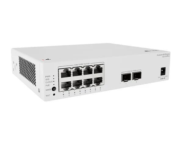 HUAWEI eKit S210-8LP2J Switch Administrable 8 Puertos Gigabit PoE+ 2 SFP 2.5G 32W 98012920