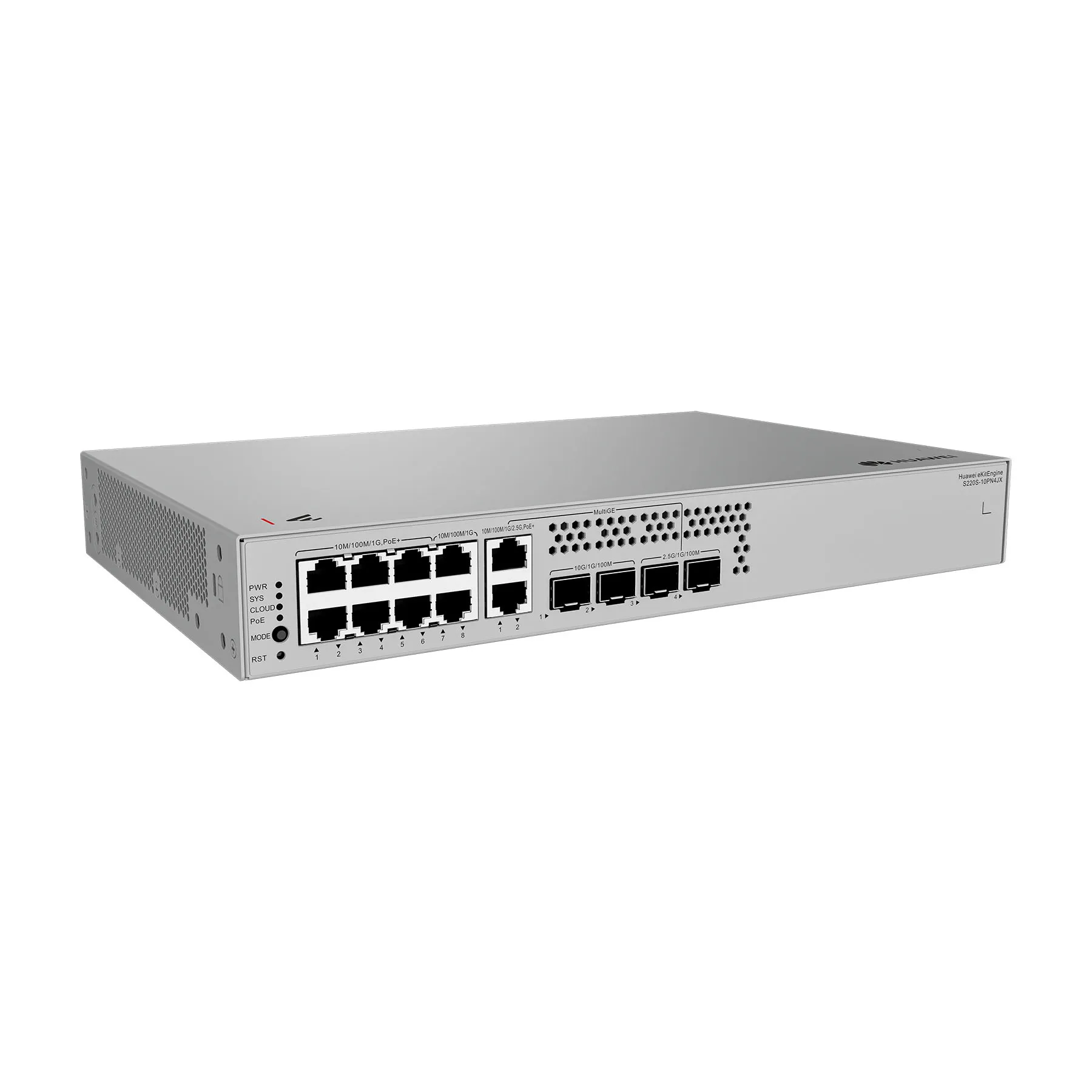 HUAWEI S220S-10PN4JX Switch Gigabit 8, Puertos PoE SFP+