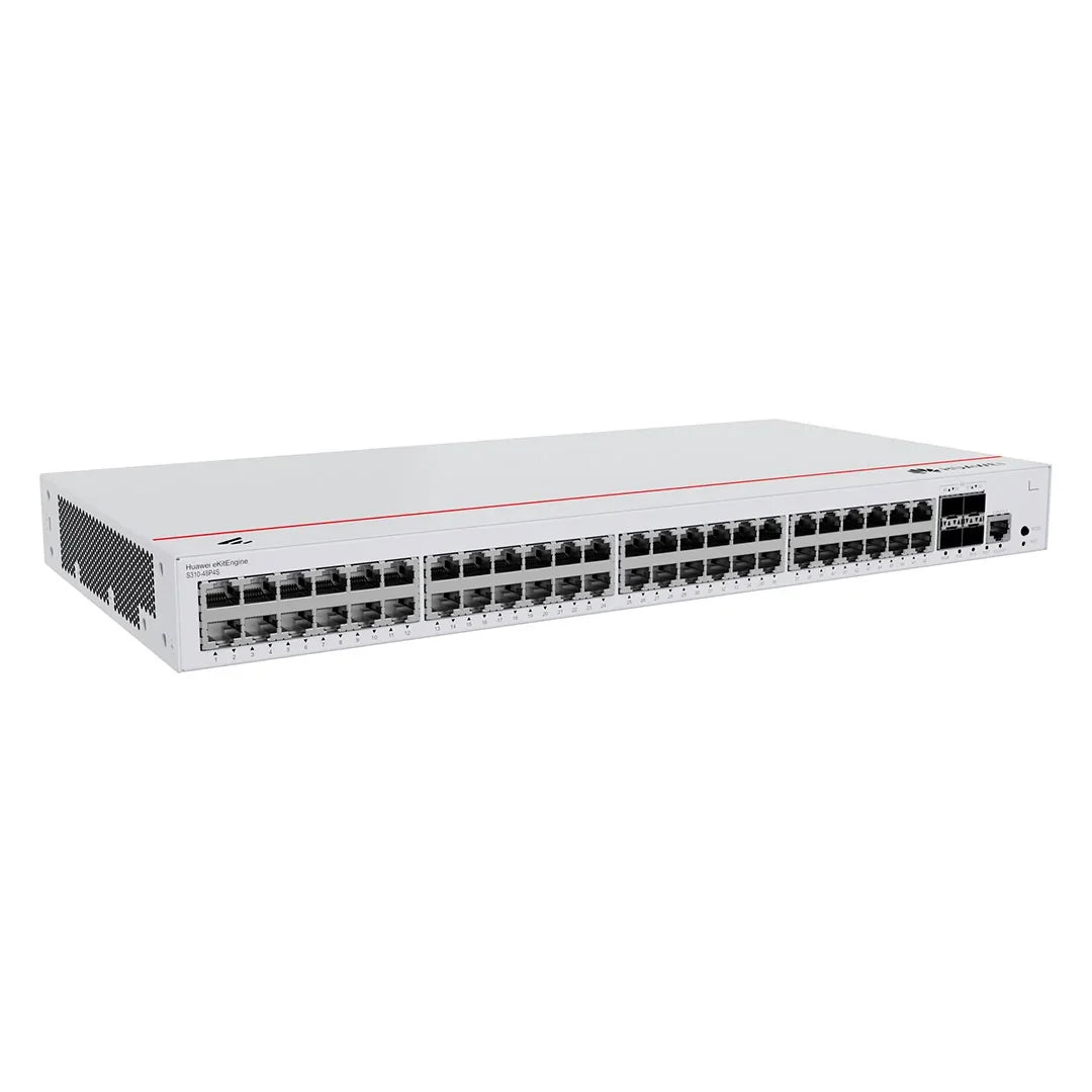 HUAWEI eKIT S310-48P4S Switch PoE 48 Puertos Gigabit 4SFP 1GB 380W Administrable L3