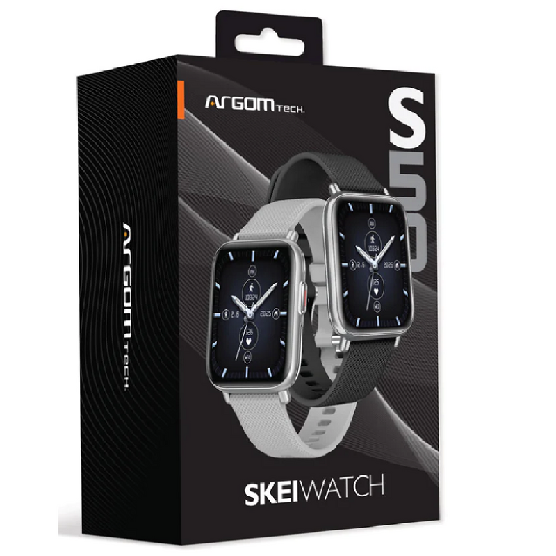 ARGOMTECH S50SL, Reloj Smart Pant Full Touch HD 1.7" Silver - ARG-WT-6050SL