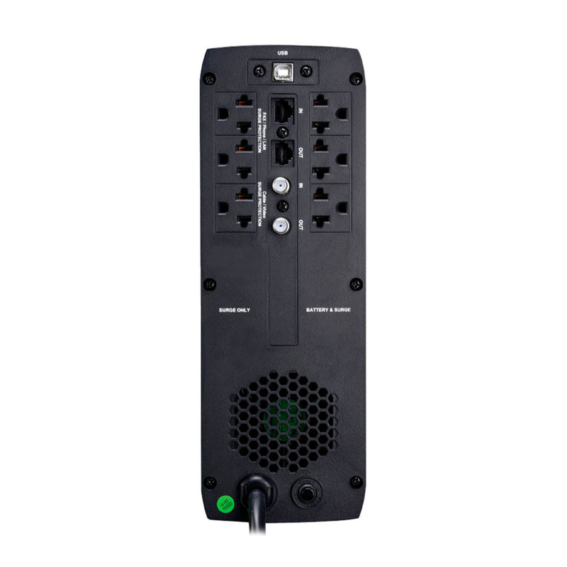 SMARTBITT SBNB1802G UPS interactivo respaldo de energía de 6 tomas para uso gamer 900w 1800va