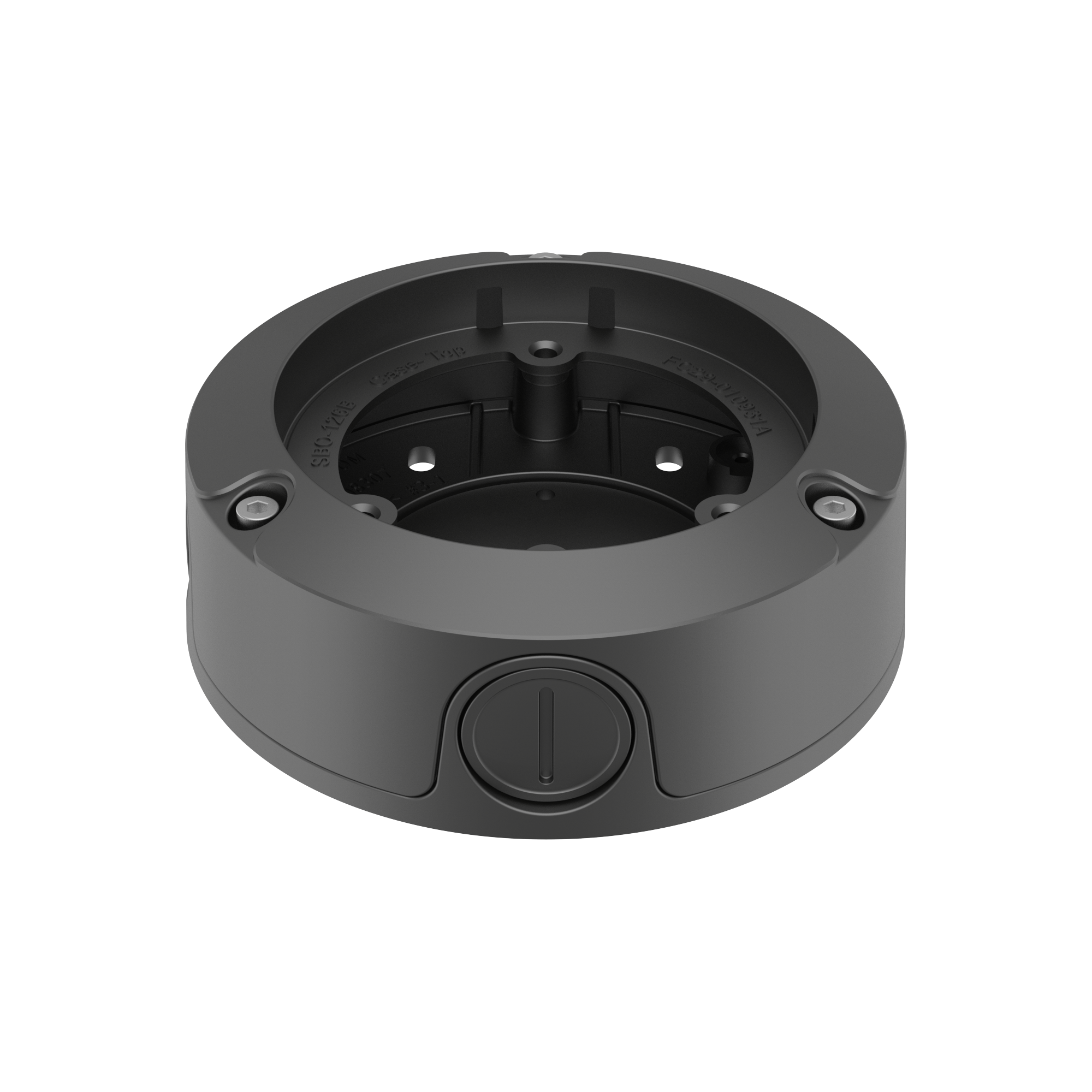 HANWHA VISION SBO-126B Caja Posterior Aluminio para Camaras  de Seguridad