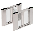 ZKTECO SBTL8000 Barrera peatonal swing bidireccional de acero Inoxidable aleta acrílica