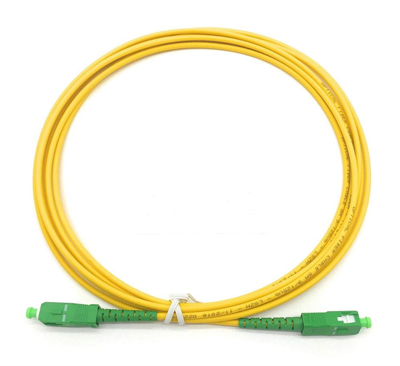 KHOMAX SM3257A7A1, Patch Cord Fibra Optica FO SM Simplex 3mm SC/APC-SC/APC x 1mt