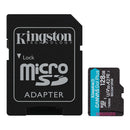 KINGSTON SDCG4/128GB Memoria Flash microSD 128GB Canvas Go! Plus con adaptador SD