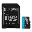 KINGSTON SDCG4/256GB Memoria Flash microSD 256GB Canvas Go! Plus con adaptador SD