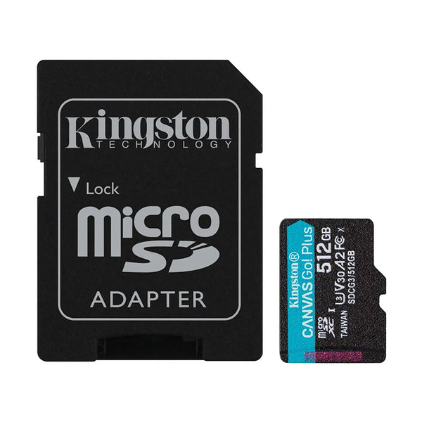 KINGSTON SDCG4/512GB Memoria Micro SD 512GB Canvas Go! Plus