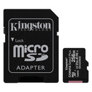 KINGSTON SDCS2/256GB Memoria microSD 256GB Canvas Select C10 con adaptador SD