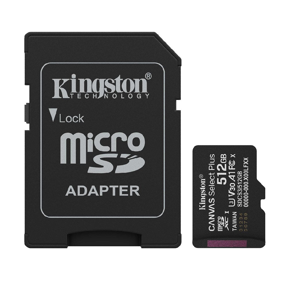 KINGSTON SDCS3/512GB CANVAS SELECT PLUS Memoria MicroSD 512GB