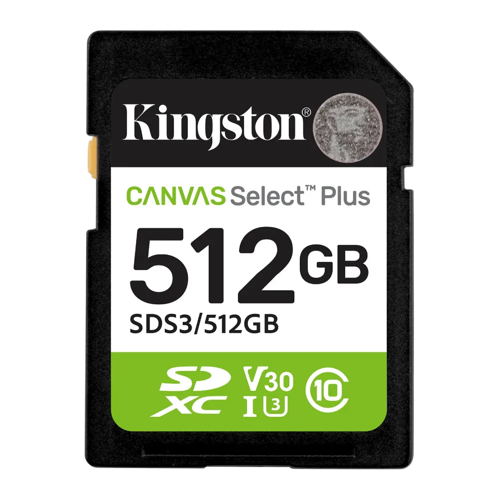 KINGSTON SDS3/512GB CANVAS SELECT PLUS Memoria MicroSD 512GB
