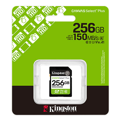 KINGSTON SDS3/256GB CANVAS SELECT PLUS Memoria MicroSD 256GB UHS-I/U1/V10