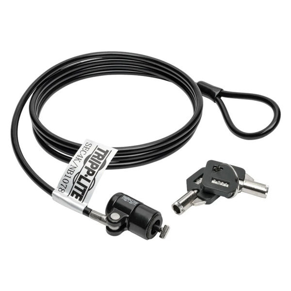 TRIPP-LITE SEC4K Cable, de Seguridad, para, Portátiles,Periféricos, con llave, cable, 1,22m 4 pies