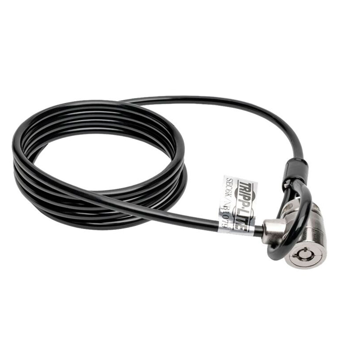 TRIPP-LITE SEC6K Ceradura, de Seguridad, para, Laptosps, Perifericos, Llave 1.83m, 6Pies