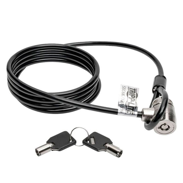 TRIPP-LITE SEC6K Ceradura, de Seguridad, para, Laptosps, Perifericos, Llave 1.83m, 6Pies