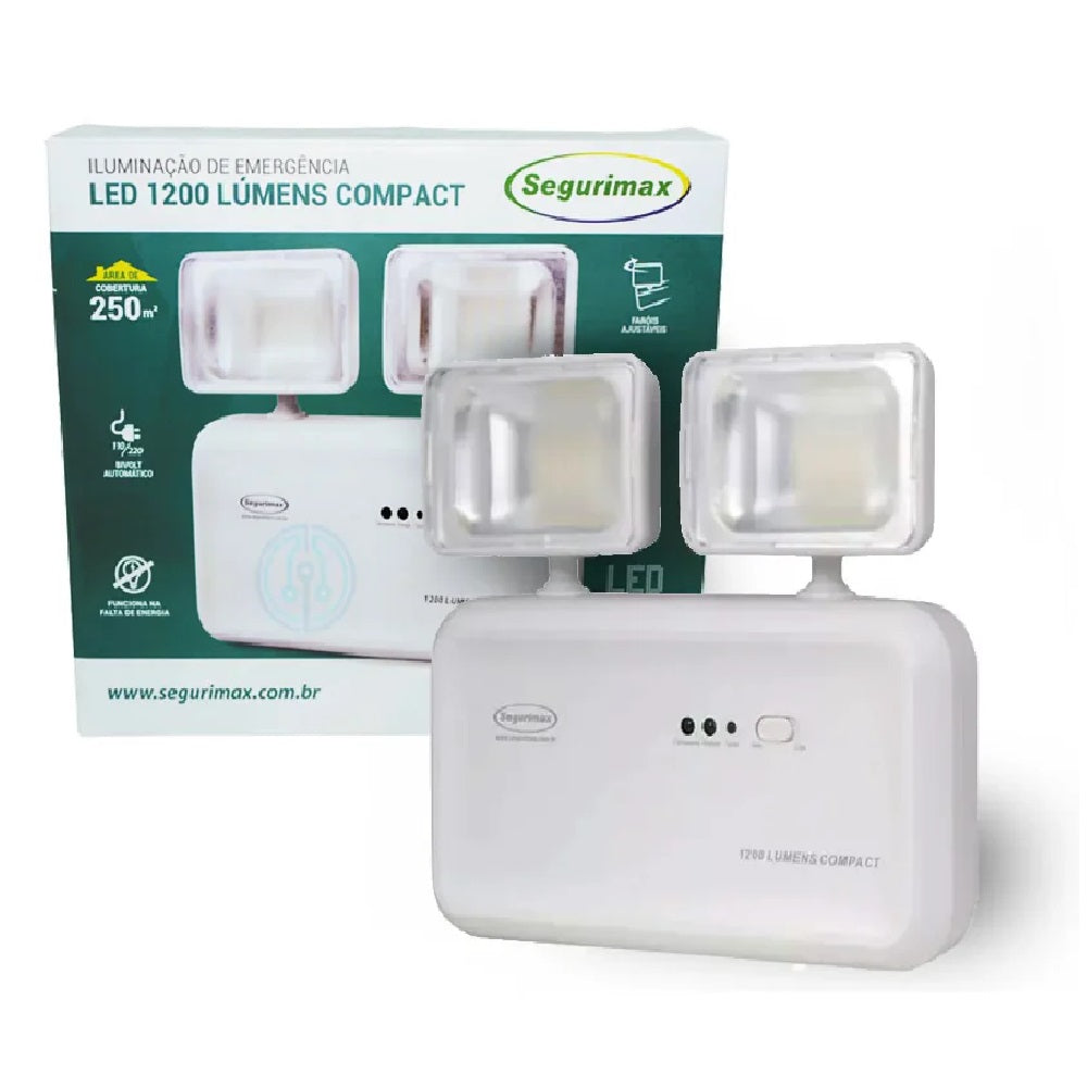 SEGURIMAX 26568 Luz de emergencia Led Titan IP65 1200 lúmens 3h 6000K-7000K