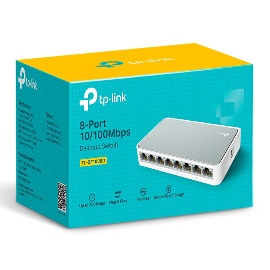 TP-LINK SF1008D Switch 8 Puertos 10/100Mbps