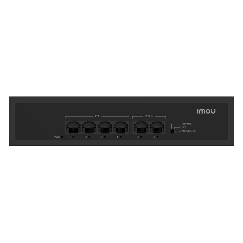 IMOU SF106P Switch 6 Puertos Gigabit 4P PoE 2P Uplink 45W
