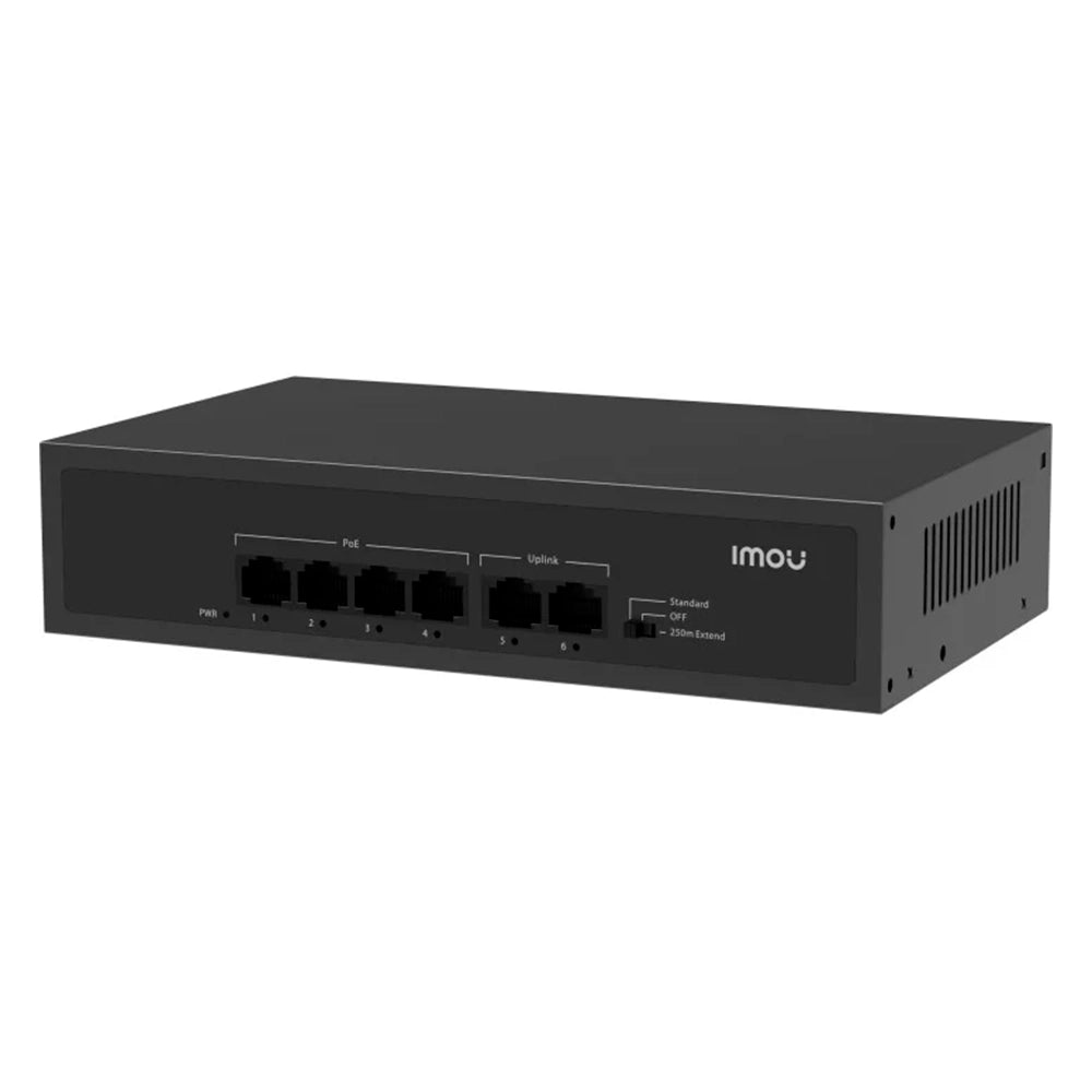 IMOU SF106P Switch 6 Puertos Gigabit 4P PoE 2P Uplink 45W