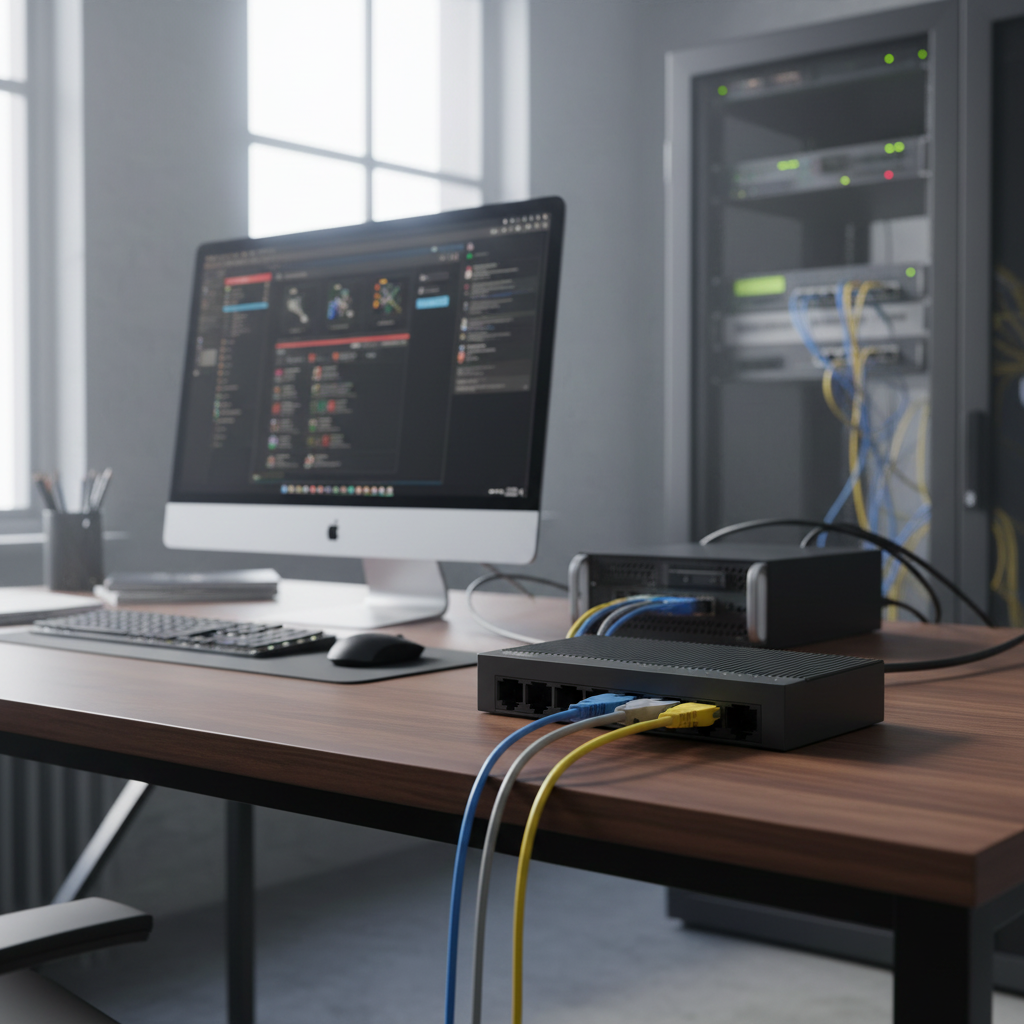 IMOU SF108C Switch De Red 8 Puertos 10/100Mbps