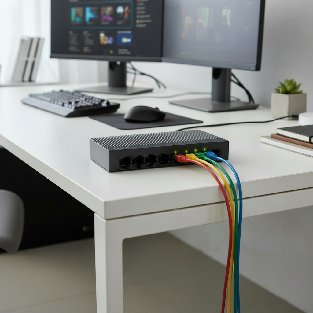 IMOU SF108C Switch De Red 8 Puertos 10/100Mbps