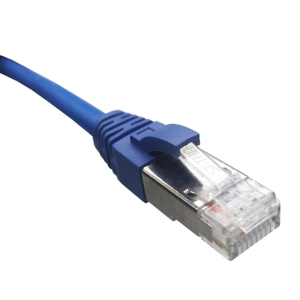 SATRA 103090504 Patch cord CAT 6A S/FTP LSZH azul x 5mts