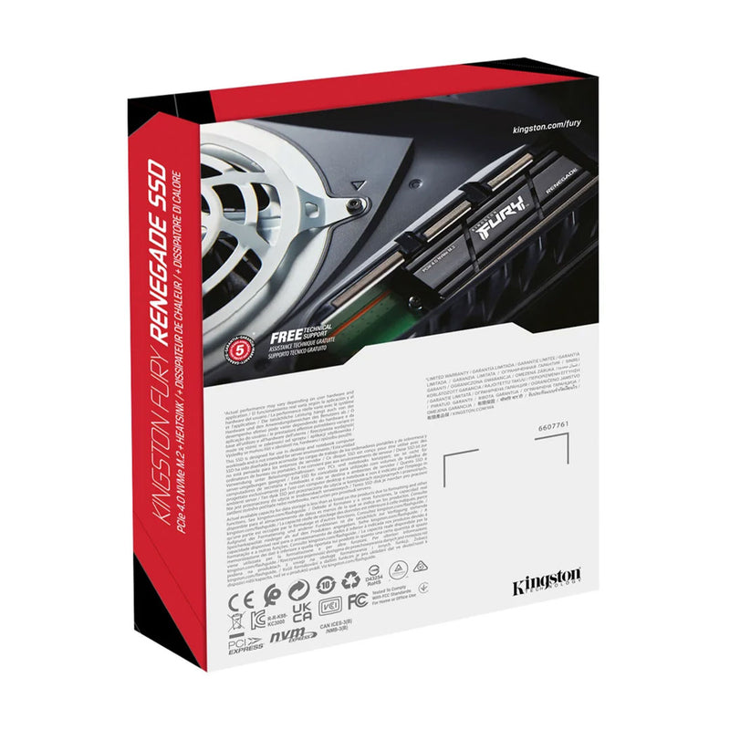 KINGSTON SFYRDK/2000G Unidad Sólida FURY 2TB NVMe