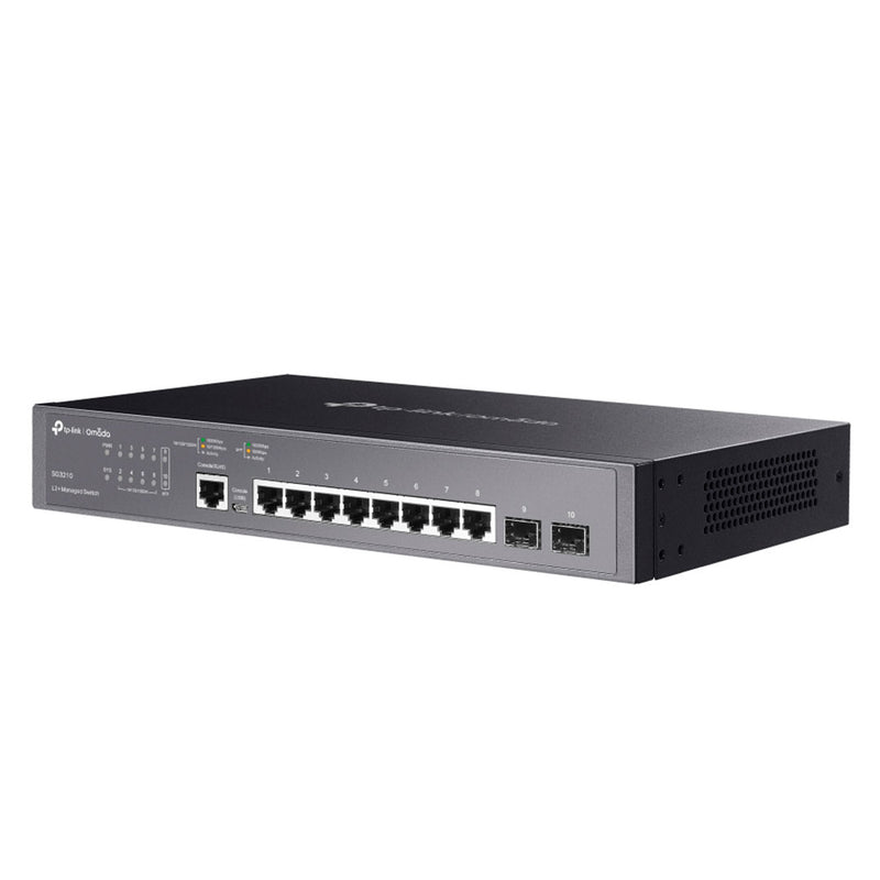 TP-LINK SG3210 Switch Omada 8 Puertos Gigabit y 2SFP L2+