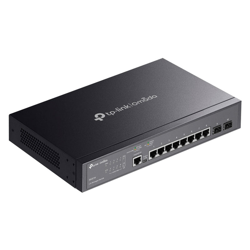TP-LINK SG3210 Switch Omada 8 Puertos Gigabit y 2SFP L2+