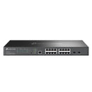 TP-LINK SG3218XP-M2 Omada L2+ Switch with 16 ports at 2.5G and 2 SFP+ at 10G, with 8 PoE+