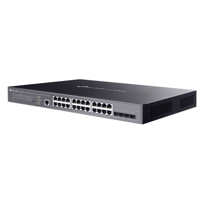 TP-LINK SG3428XMPP Switch Omada, L2+ de 24 puertos Gigabit, y 4 SFP+ a 10G, con 16 PoE+ y 8 PoE++