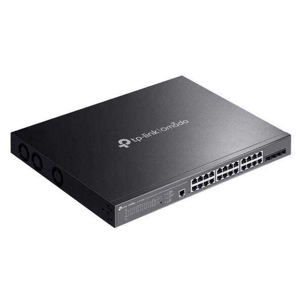 TP-LINK SG3428XMPP Switch Omada, L2+ de 24 puertos Gigabit, y 4 SFP+ a 10G, con 16 PoE+ y 8 PoE++
