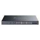 TP-LINK SG3428XMPP Switch Omada, L2+ de 24 puertos Gigabit, y 4 SFP+ a 10G, con 16 PoE+ y 8 PoE++