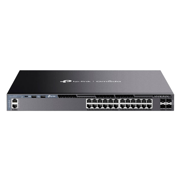 TP-LINK SG6428X Switch Omada 24 Puertos 4SFP+ 10GB Stackeable L3