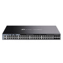 TP-LINK SG6654X Omada 48-Port Gigabit Stackable Managed L3 Switch with 6 10G Slots