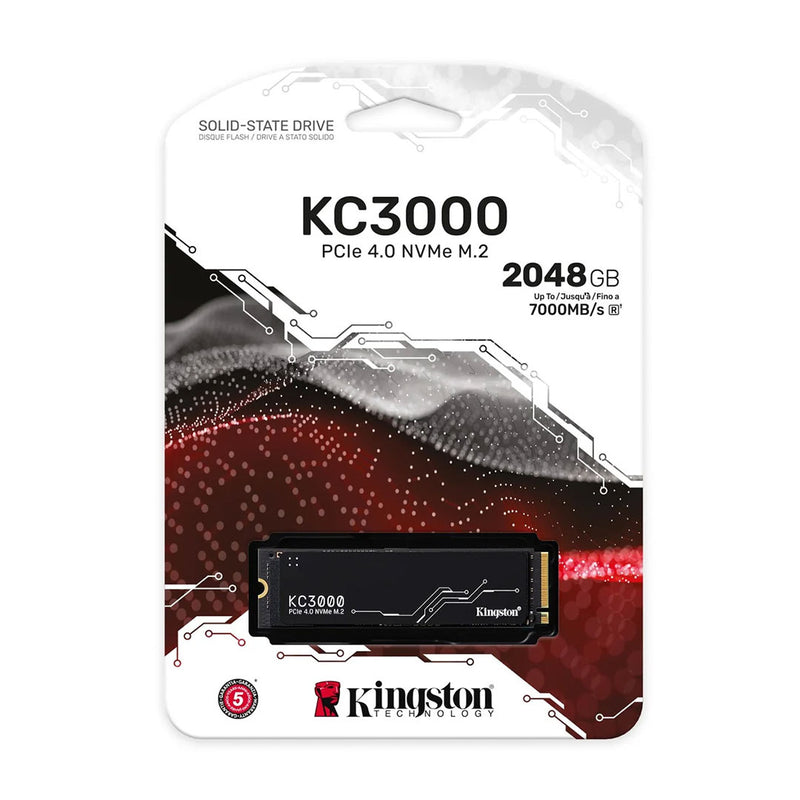 KINGSTON SKC3000D/2048G - DISCO SOLIDO KC3000, 2048GB M.2 2280 PCIe Gen 4.0 NVMe