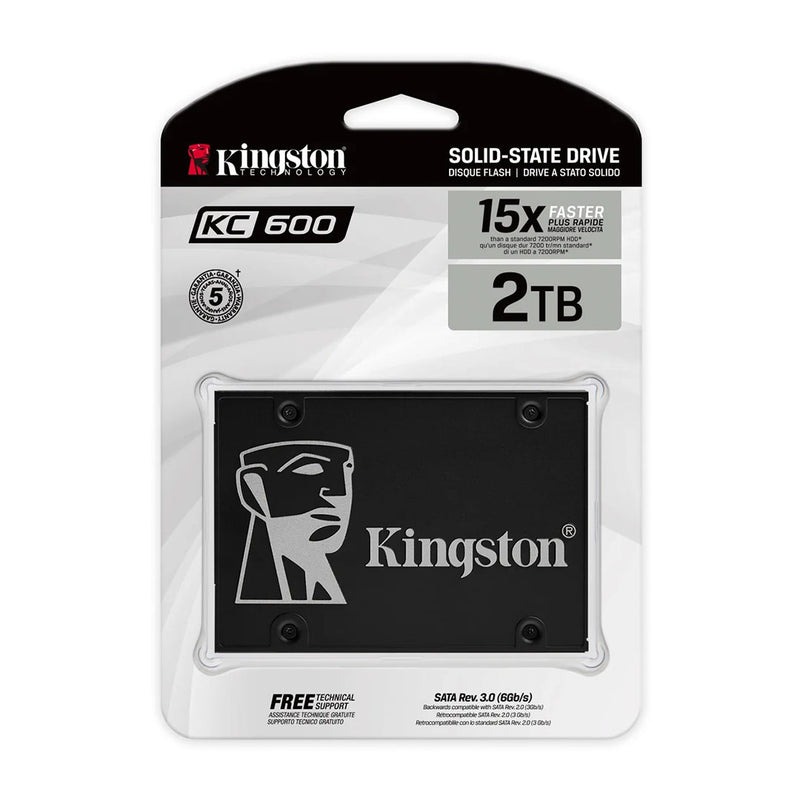 KINGSTON SKC600/2048G Unidad Sólida 2048GB SATA 6Gb 2.5"