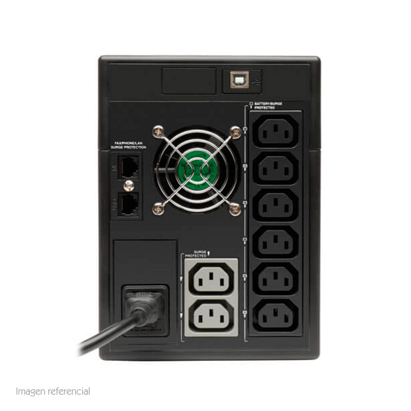 TRIPP-LITE SMX1500LCDT TL UPS Interactivo 1500VA 900W 220V 8 tomas C13 Pantalla LCD protección RJ-1