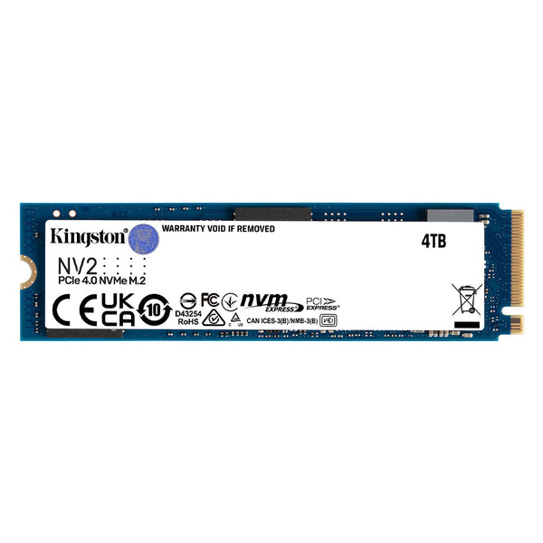 KINGSTON SNV2S/4000G - Unidad en estado solido NV2 NVMe PCIe 4.0 4000GB (4TB)