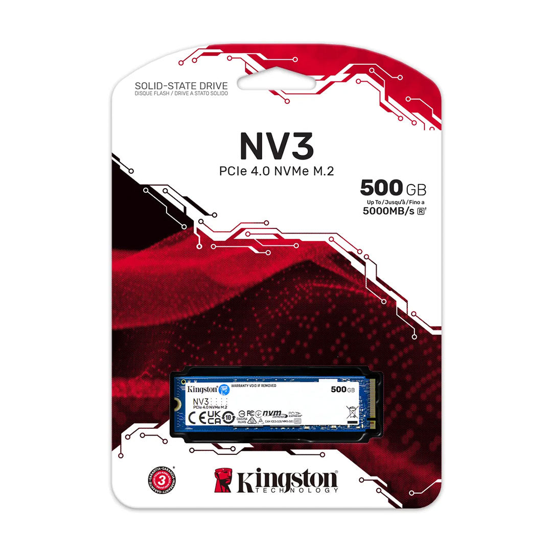 KINGSTON NV3 Unidad SSD 4TB NVMe M.2 PCIe SNV3S/4000G