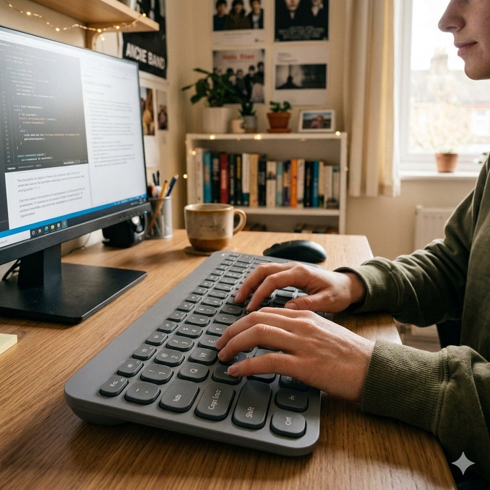 PHILIPS K303 Teclado Inalámbrico Bluetooth 4.0 105 Teclas POP Negro SPK6303