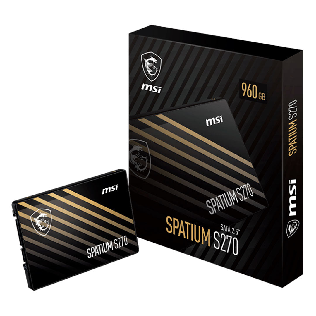 MSI SSD480GMSSPS270 SPATIUM S270 Unidad de Estado Sólido MSI 480GB 2.5"