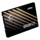 MSI SSD480GMSSPS270 Solid State Drive MSI SPATIUM S270 SATA 2.5" 480GB, SATA III 6.0 Gbps
