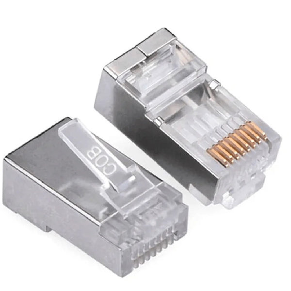 SANNY TELECOM ST-SR-C6-100 Conector RJ45 CAT6 metálico Pack x 100 unidades