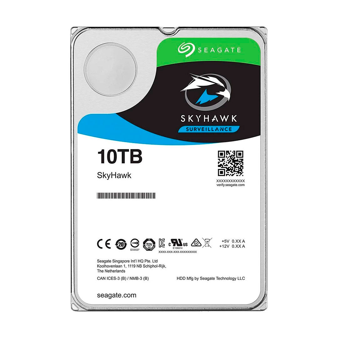 SEAGATE ST10000VE001 SKYHAWK Disco Duro Interno 10TB 3.5" para Videovigilancia