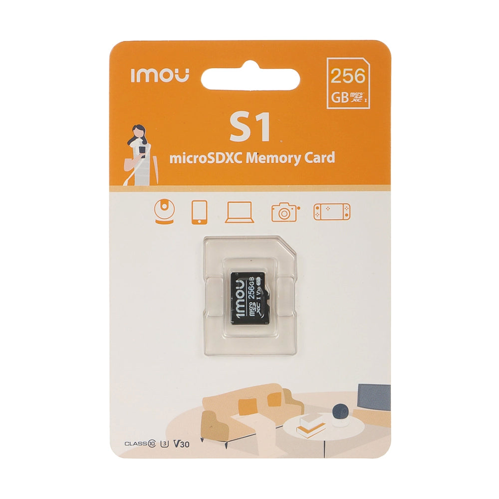 IMOU ST2-256-S1 Memoria MicroSD 256GB para Cámara de Seguridad 24/7