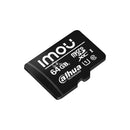 IMOU ST2-64-S1 Memoria MICROSD 64GB para cámara de seguridad 24/7